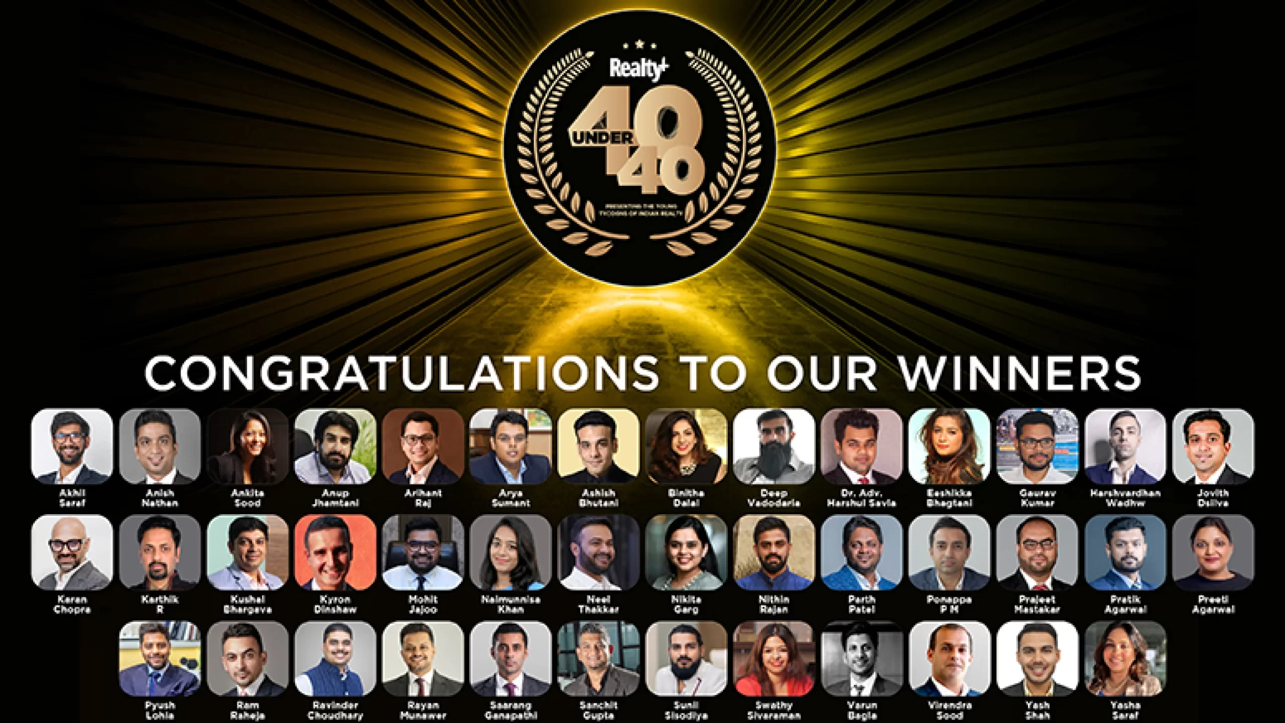 Galaxy Of Young Stalwarts At Realty+ 40 Under 40 Conclave & Awards 2024